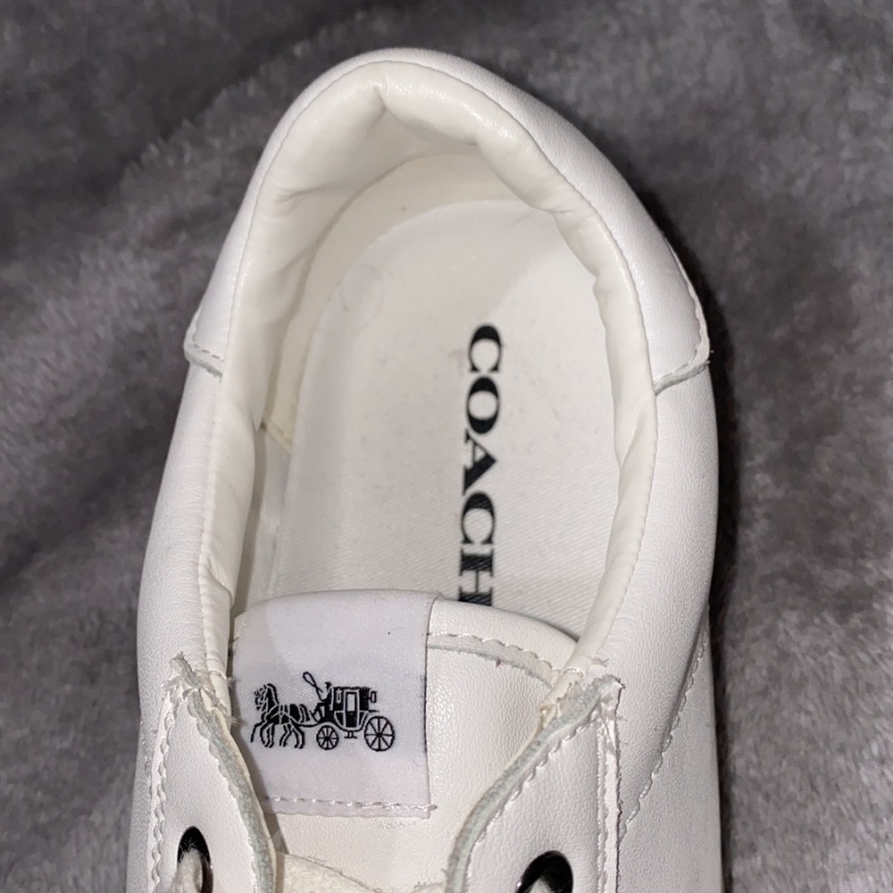 Women’s Coach Leather Sneakers - Picture 5 of 5
